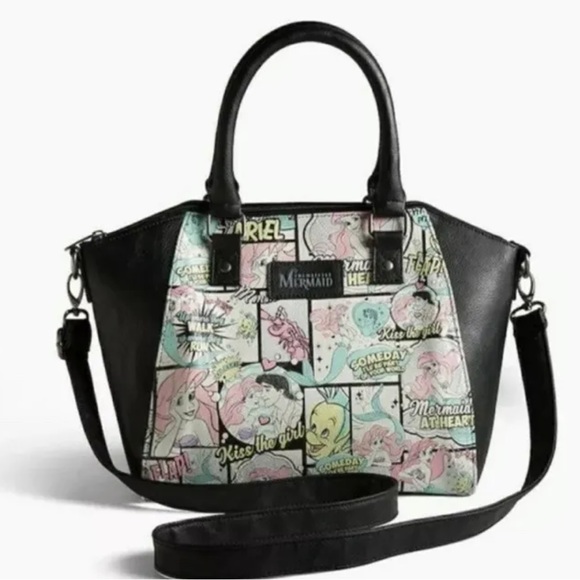 Loungefly Bags Loungefly Disney The Little Mermaid Ariel Crossbody Satchel Bag Comic Purse
